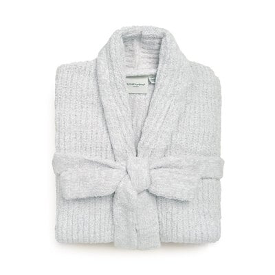 Heathered Ribbed Robe
