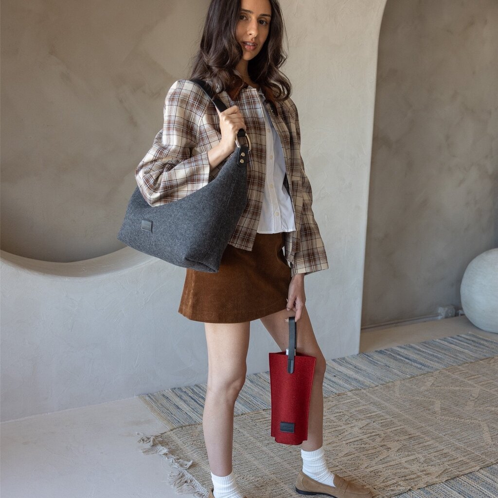 Graf Lantz Graf Lantz Hana Merino Wool Hobo Bag