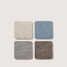 Graf Lantz Graf Lantz Square Felt Coasters (Set of 4)