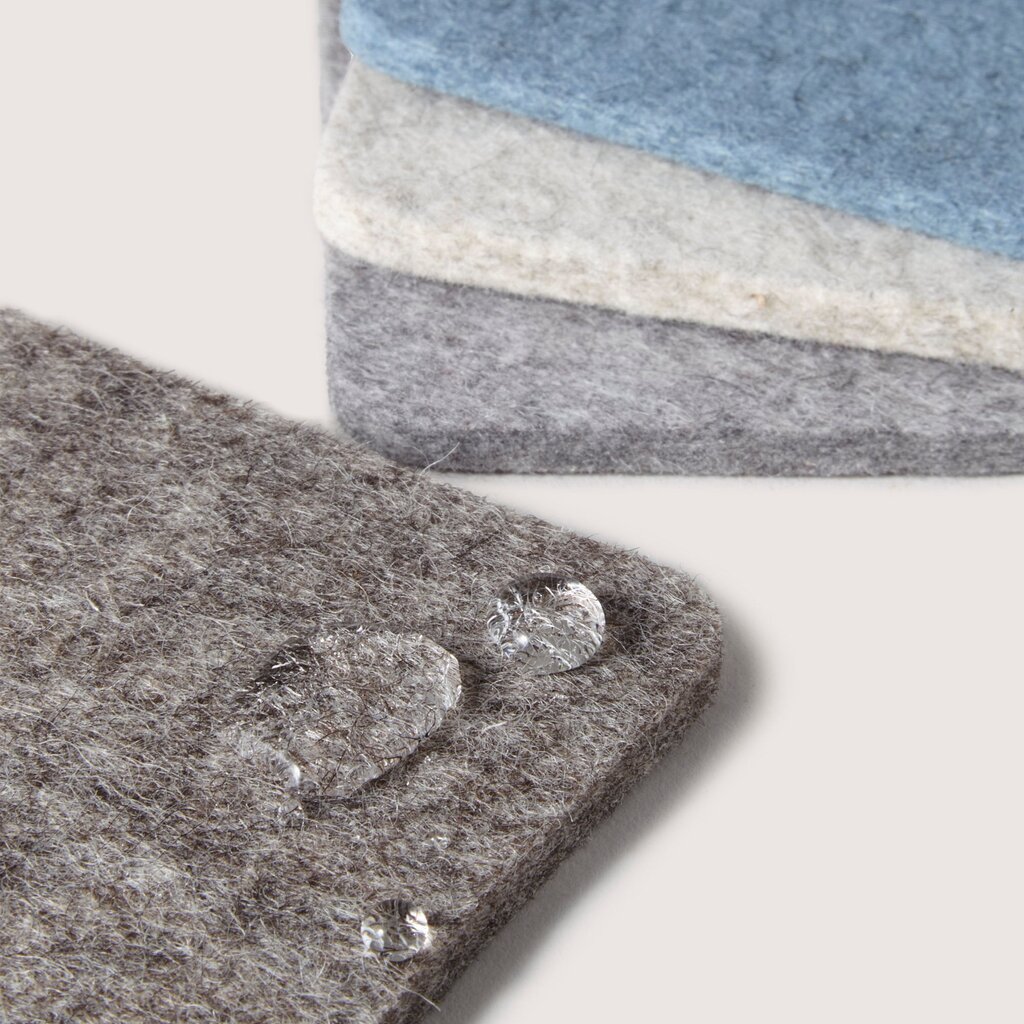 Graf Lantz Graf Lantz Square Felt Coasters (Set of 4)