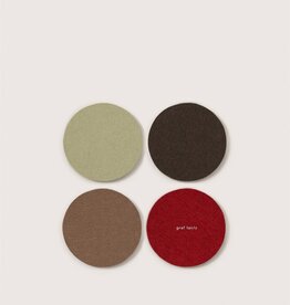 Graf Lantz Round Felt Coaster (Set of 4)