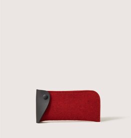Graf Lantz Snap Closure Merino Wool Eyeglass Sleeve