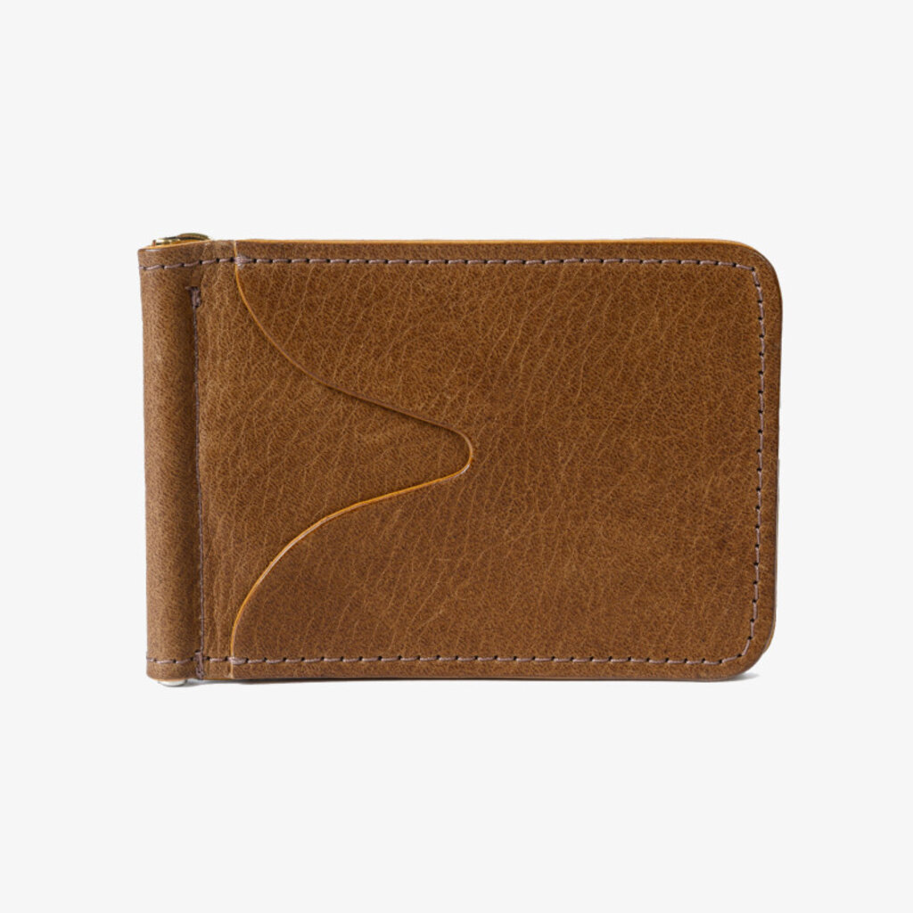 Moore & Giles Reclaimed  Leather Spring ID Wallet