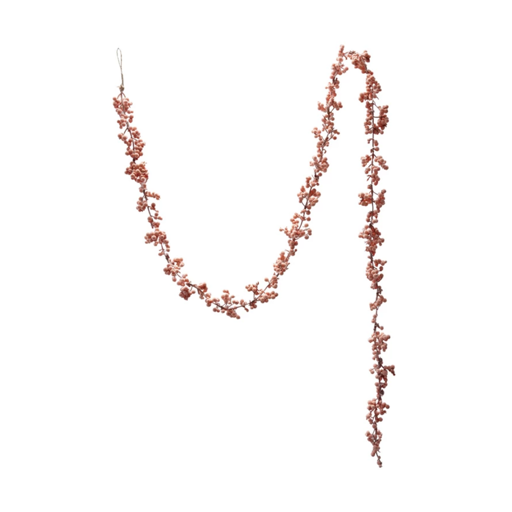 Pink Berries 72" Garland