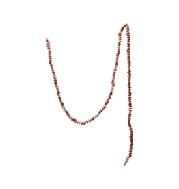 Flocked Pink Garland 72"