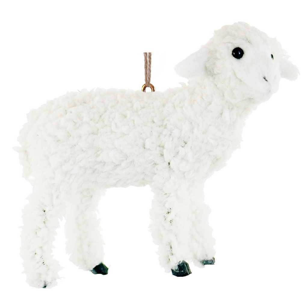 Plush Sheep Ornament