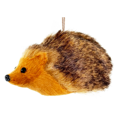 Plush Hedgehog Ornament