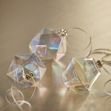 Faceted Glass Ornament