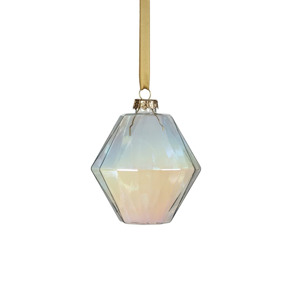 Faceted Glass Ornament