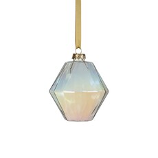 Faceted Glass Ornament