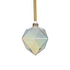 Faceted Glass Ornament