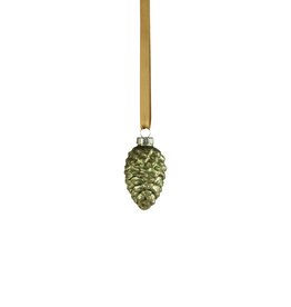 Glass Pinecone Ornament