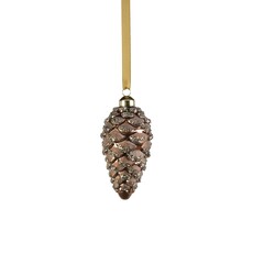 Glass Pinecone Ornament
