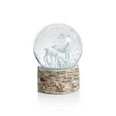 Birch Base Snow Globe