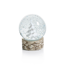 Birch Base Snow Globe