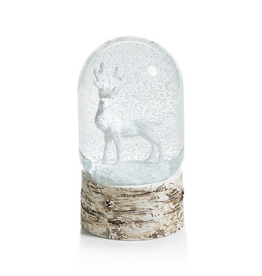 Birch Base Snow Globe