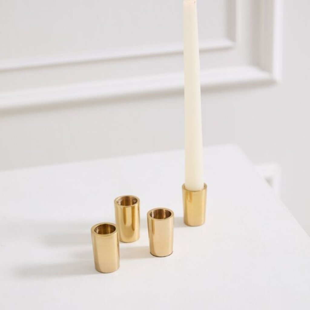Simple Gold Taper Holder (s/4)