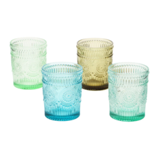 Pressed Glass Tumbler