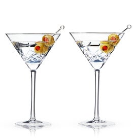 Cut Crystal Martini Glass