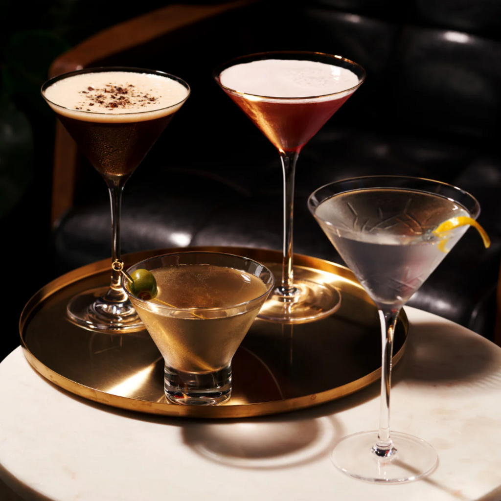 Cut Crystal Martini Glass