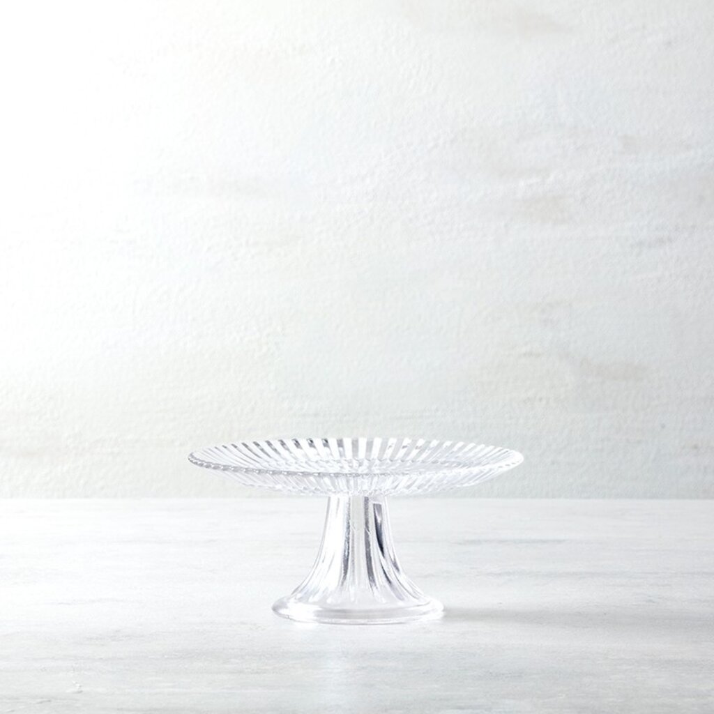 Pressed Glass Cake Stand
