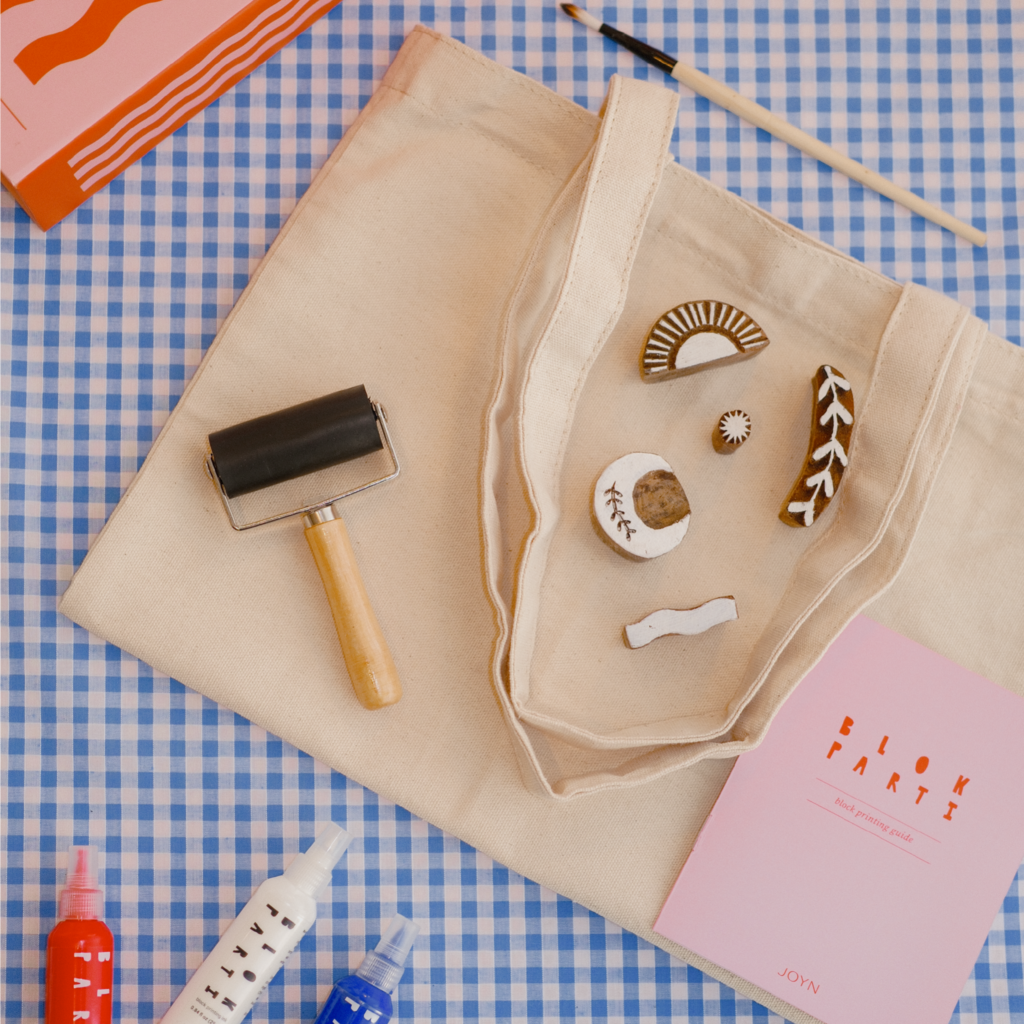 DIY Tote Bag Block Printing Kit