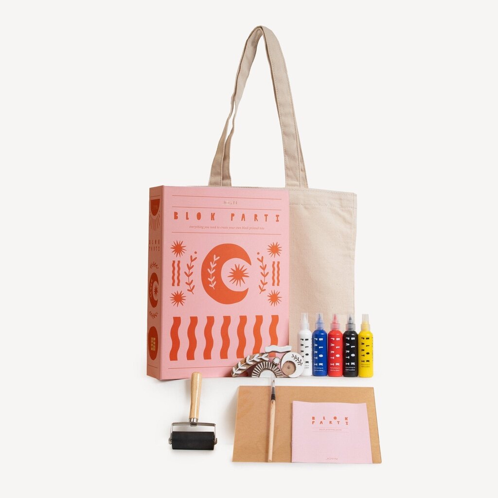 DIY Tote Bag Block Printing Kit