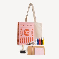 DIY Tote Bag Block Printing Kit
