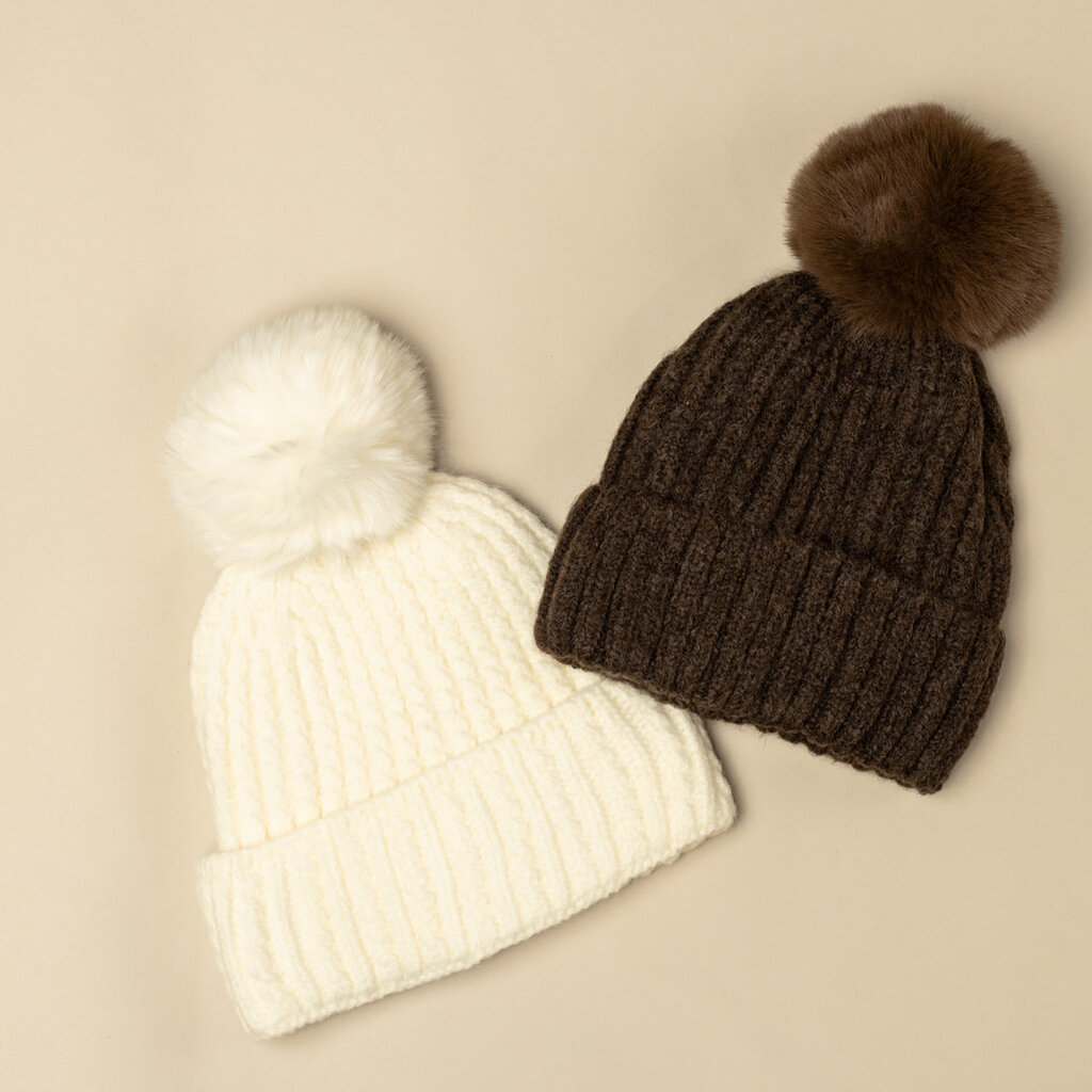 Cozy Pom Beanie