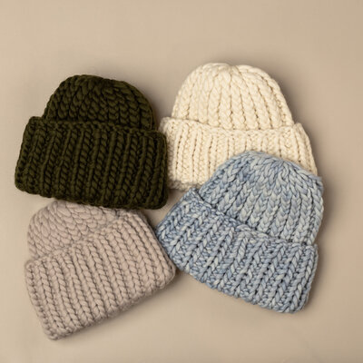 Chunky Soft Wool Hat