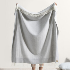 Border Herringbone Throw