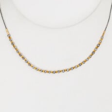 Mystic Labradorite + GV Beaded Necklace