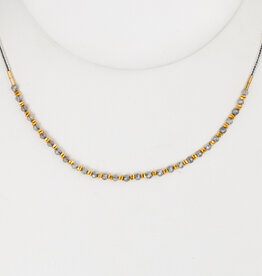 Mystic Labradorite + GV Beaded Necklace