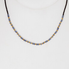 Iolite + GV Beaded Necklace