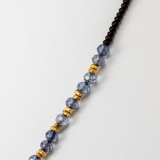 Iolite + GV Beaded Necklace