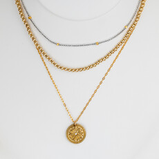 Clear Quartz Beaded Necklace