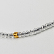 Clear Quartz Beaded Necklace