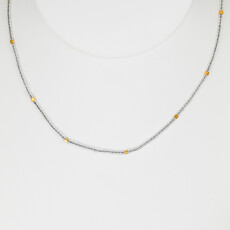 Clear Quartz Beaded Necklace