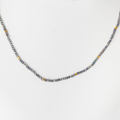 Mystic Quartz Beaded Necklace