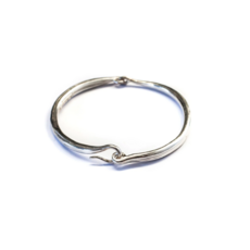 Hand-Cast Hinged Bangle
