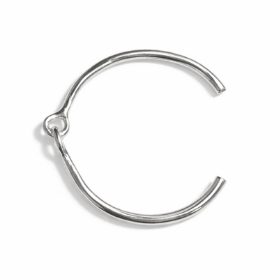 Hand-Cast Hinged Cuff Bracelet