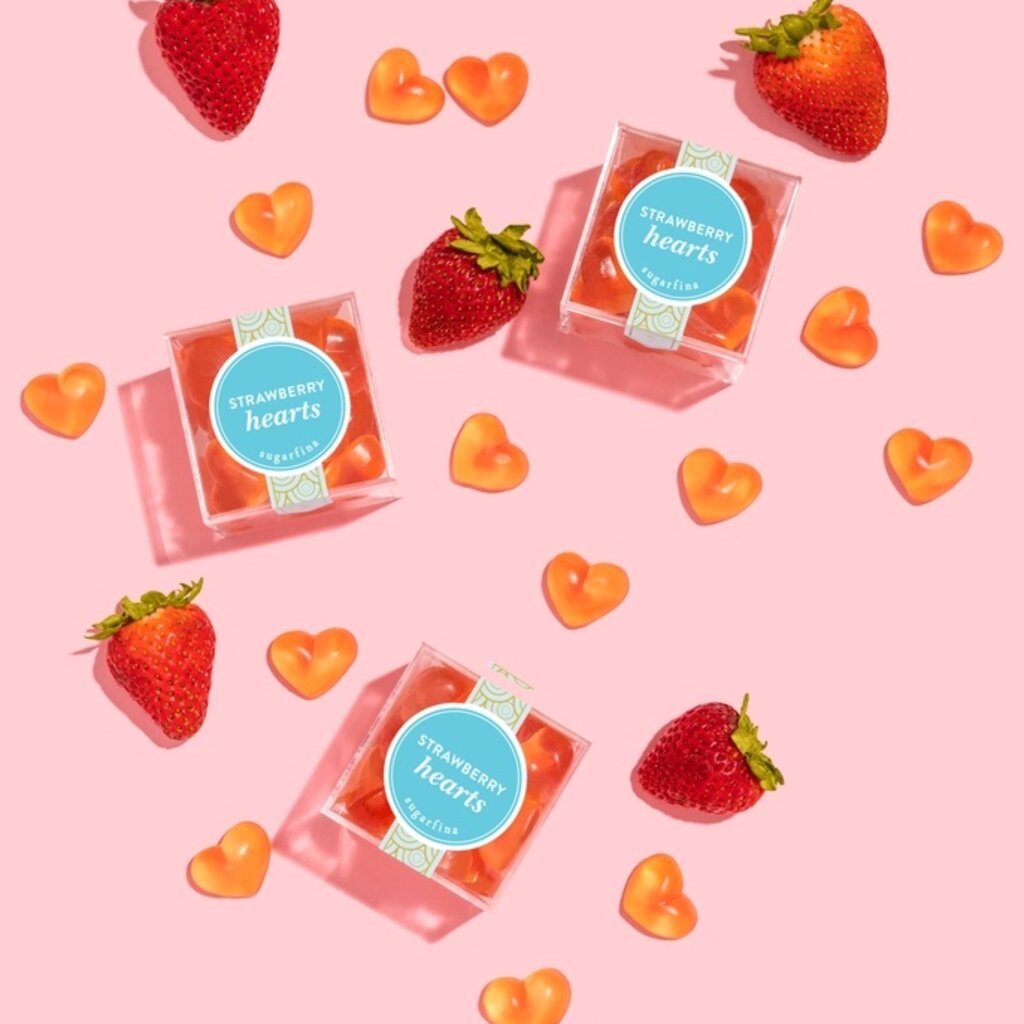 Sugarfina Strawberry Hearts - Small
