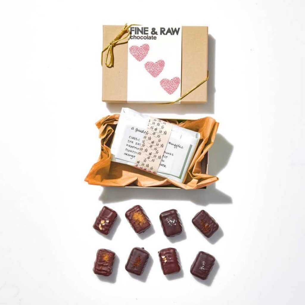 Fine & Raw Fine & Raw Valentines Truffle Gift Set