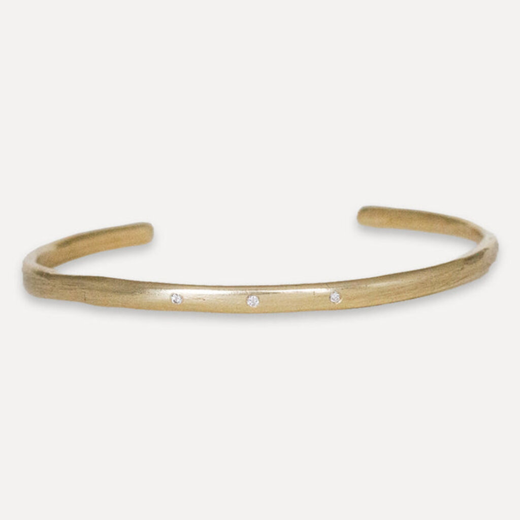 Lulu Designs Organic 3-Diamond Cuff
