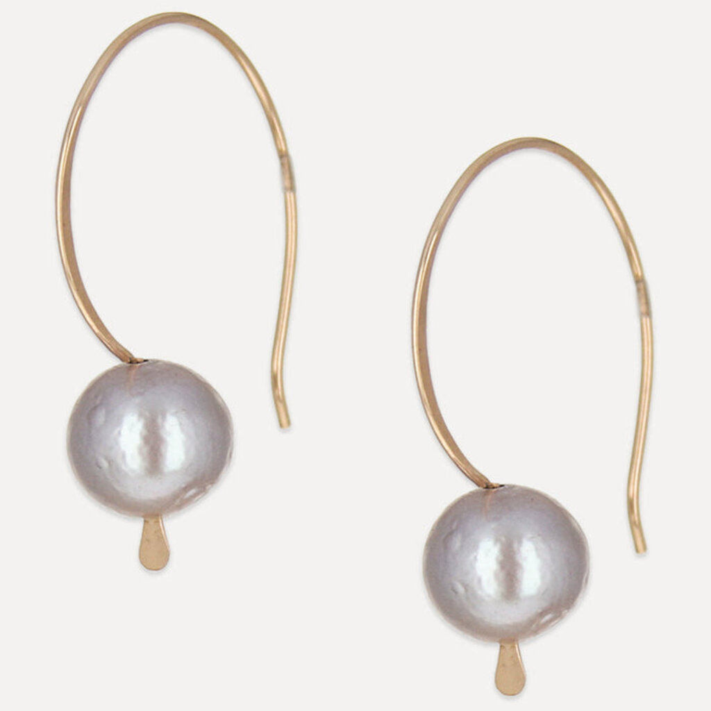 Lulu Designs Cleo Pearl Hoops