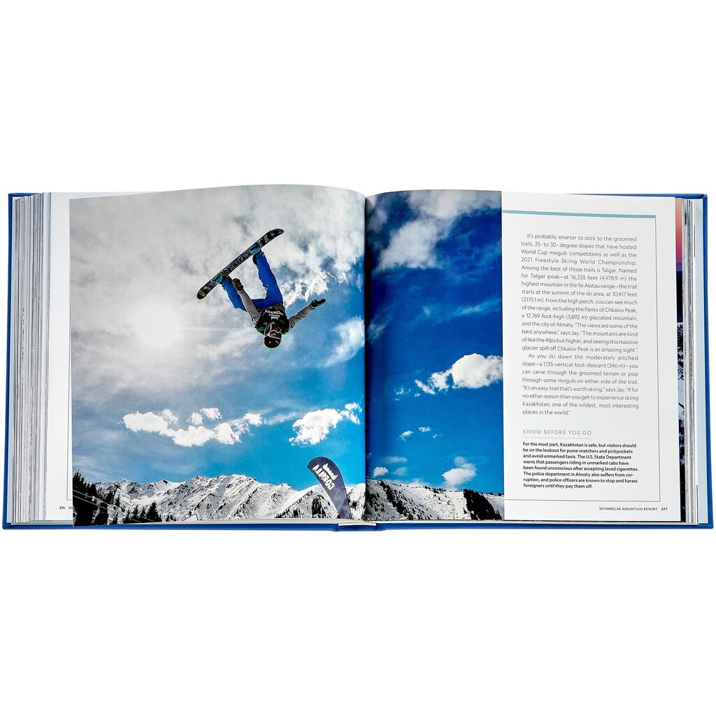 Leather Bound "100 Slopes of a Lifetime" Book