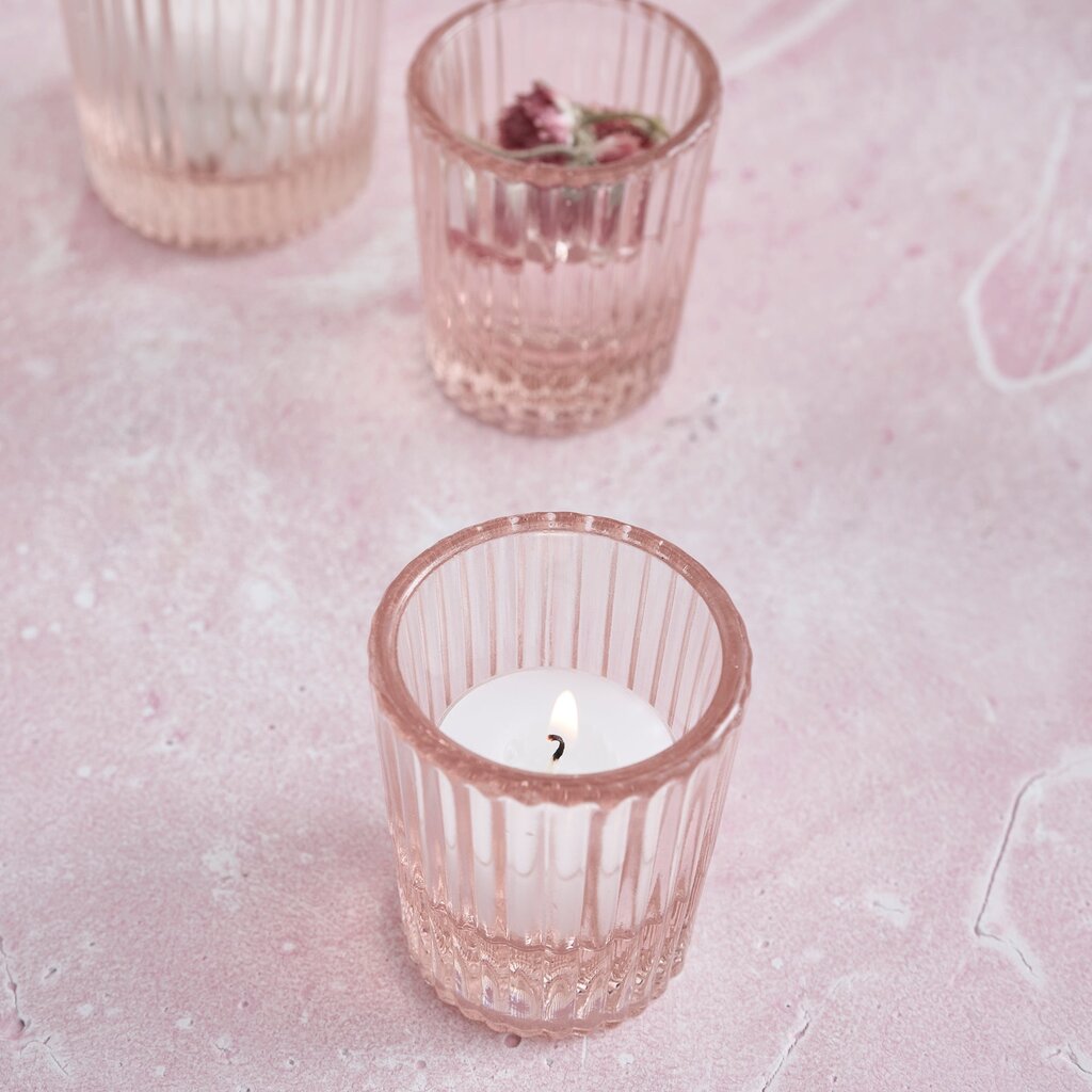 Pressed Pink Shot Glass