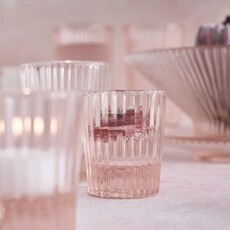 Pressed Pink Shot Glass