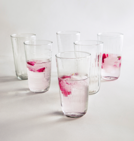 Tall Etched Glass Tumbler