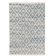 Dash & Albert Dash & Albert Melange Diamond Handwoven Cotton Rug
